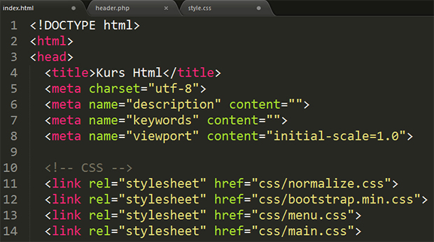 edytor tekstowy html sublime text 2